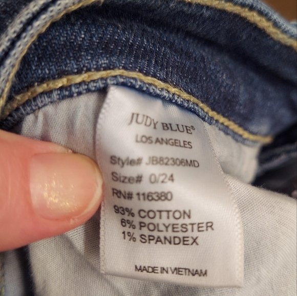 Judy Blue Size 0 Denim - Picture 5 of 5